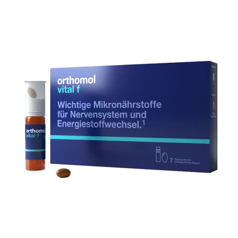 Orthomol Vital F (питна суспензія-капсули) КУРС НА 7 ДНІВ Orthomol Vital F (питна суспензія-капсули) КУРС НА 7 ДНІВ